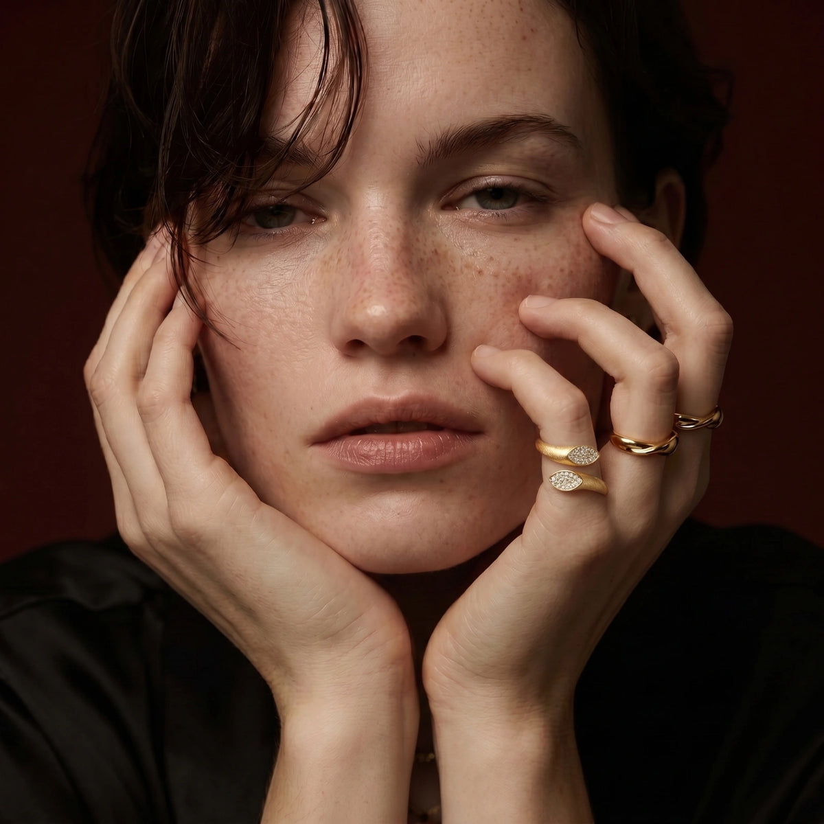 Bague Double Étincelle