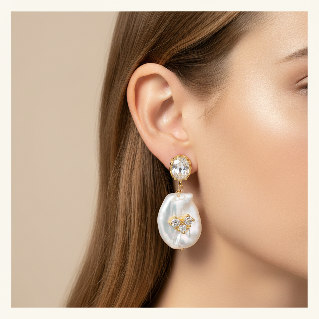 Gouttes de Perles Clair de Lune