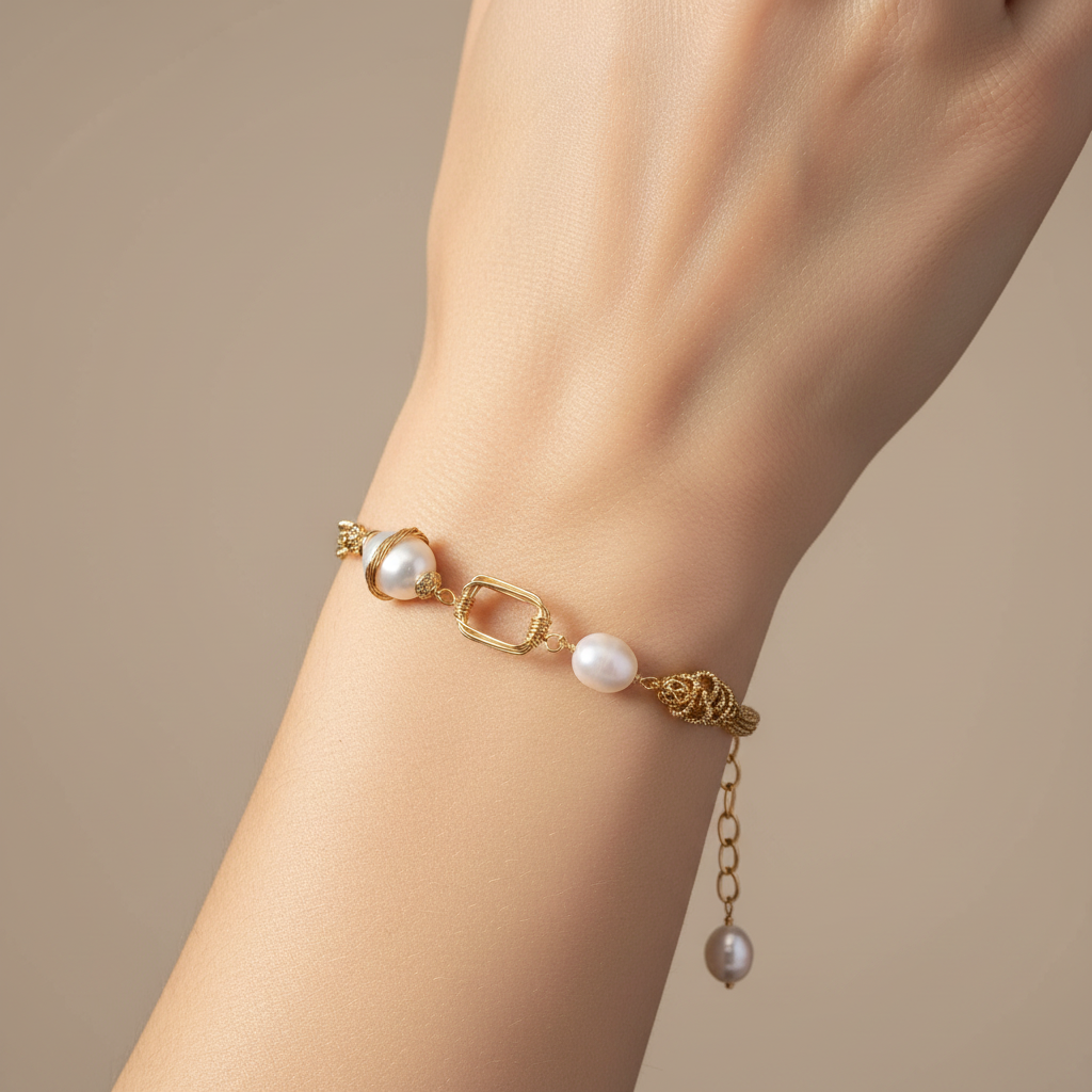 Lifestyle bracelet chaîne perles